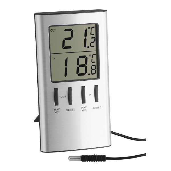 TFA 30.1027 – termometr elektroniczny z sondą przewodową, MIN/MAX
