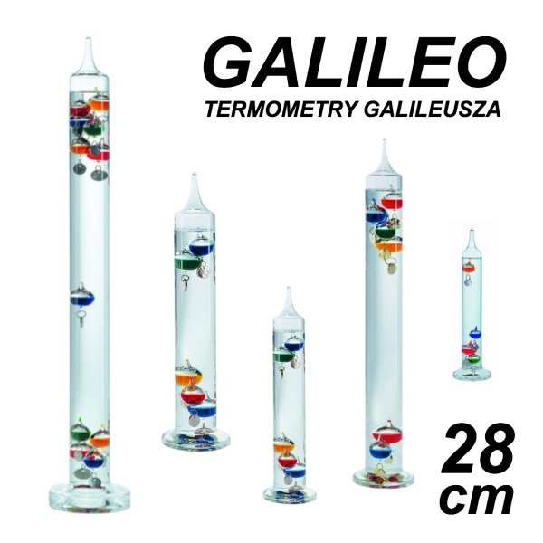 TFA 18.1006 GALILEO termometr Galileusza 28 cm 5 kolorowych kulek REKLAMOWY
