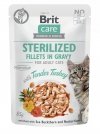 Brit Care Cat Sterilized Indyk filety w sosie 85g 