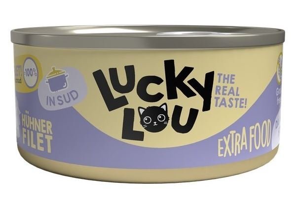 Lucky Lou Extrafood Kurczak w bulionie puszka 70g
