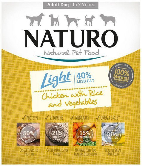 Naturo Light Kurczak z ryżem i warzywami 400g