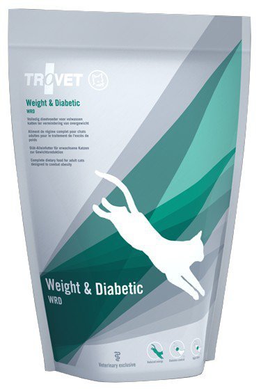 Trovet WRD Weight Diabetic dla kota 500g