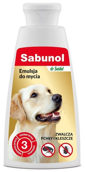 DermaPharm Sabunol Emulsja przeciw pchłom dla psa 150ml
