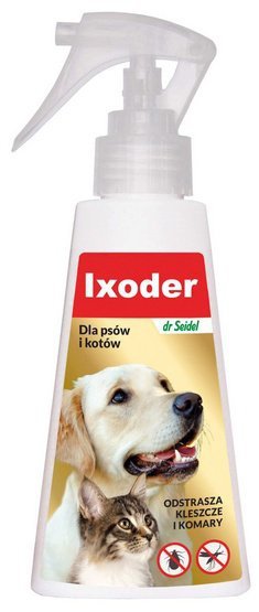 DermaPharm Sabunol Ixoder Spray odstraszający kleszcze i komary dla psa i kota 100ml