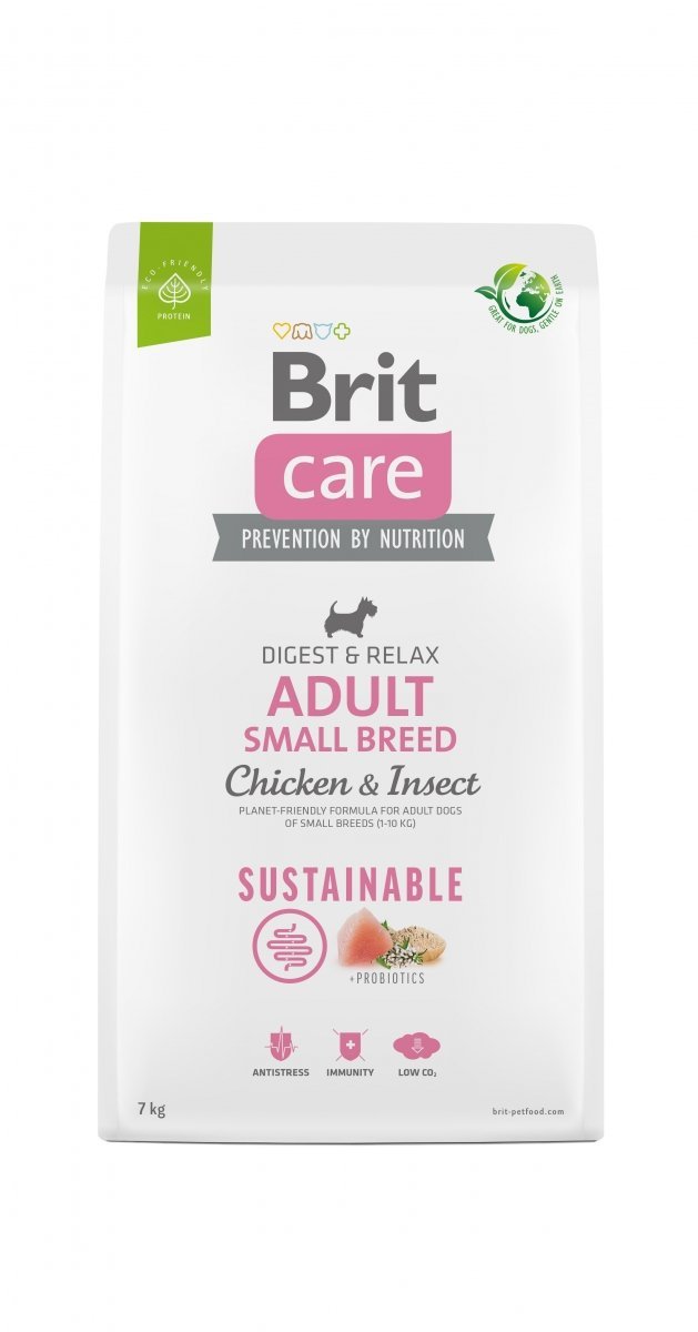Brit Care Sustainable Adult Small Breed Chicken and Insect 7kg