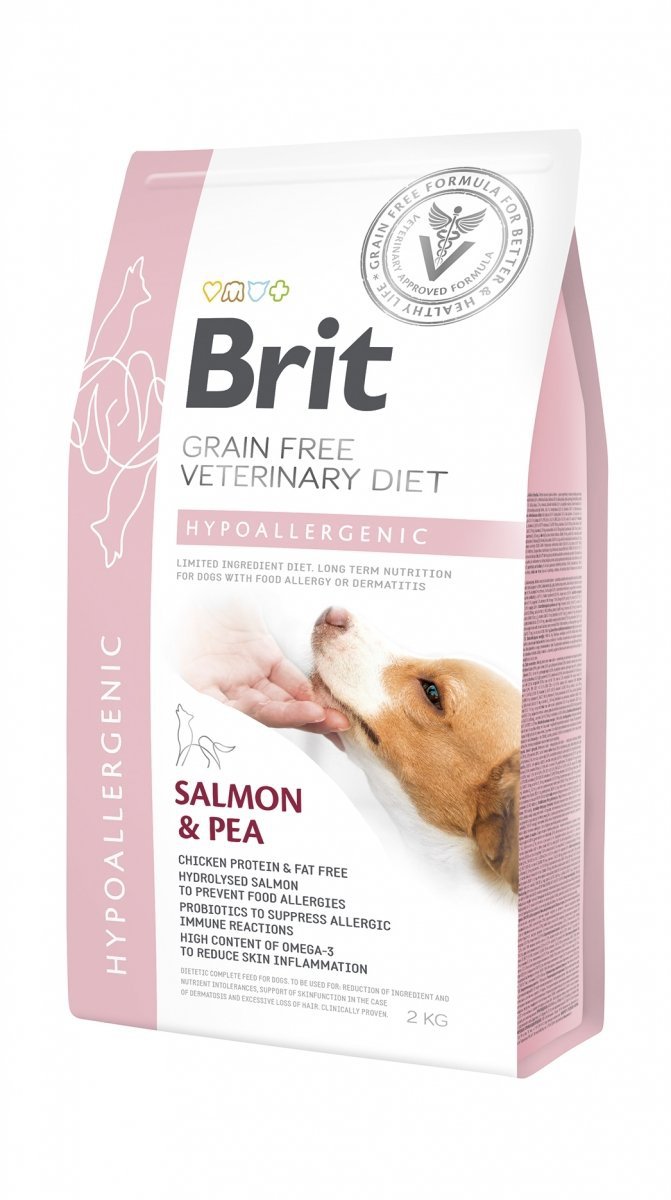 Brit Veterinary Diet Dog Grain-free Hypoallergenic 2kg