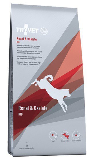 Trovet RID Renal Oxalate dla psa 3kg (data ważności 25.04.2024)