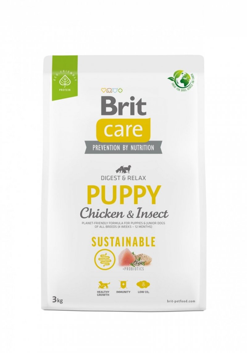 Brit Care Sustainable Puppy Chicken and Insect 3kg