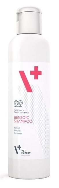 VetExpert Benzoic szampon dla psów i kotów do skóry przetłuszczonej 250ml