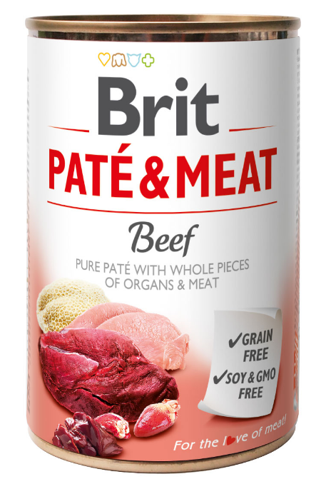 Brit Pate  Meat Beef 800g - Wołowina