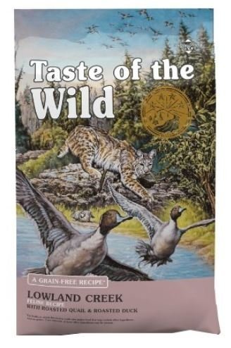  Taste of the Wild Lowland Creek Feline z przepiórką i kaczką 6,6kg