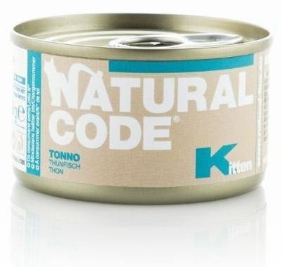 Natural Code Cat Kitten – z tuńczykiem puszka 85g