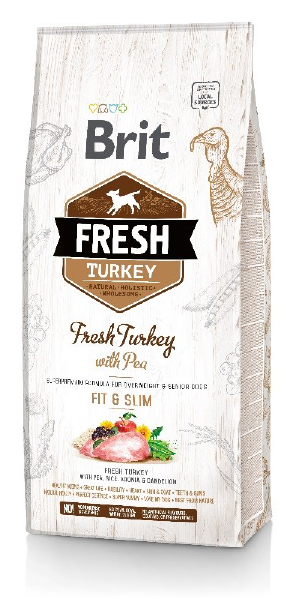 Brit Fresh Turkey &amp; Pea Adult Fit 2,5kg