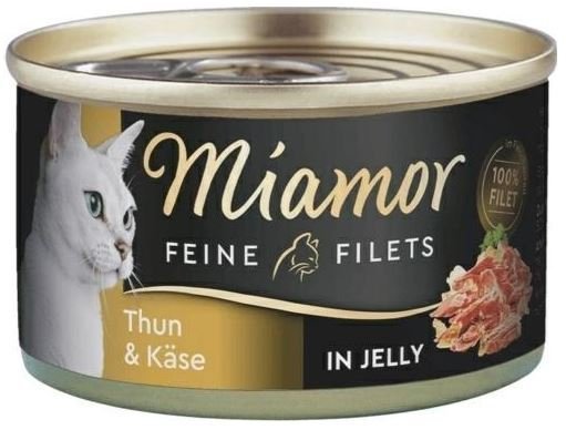 Miamor Feine Filets Tuńczyk i ser w galaretce puszka 100g