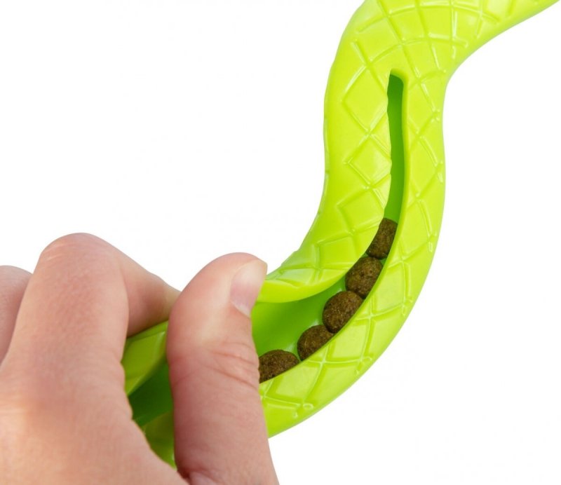 TRIXIE Wąż na przysmaki TPR z gumy termoplastycznej z gumy termoplastycznej 27cm TX-34931