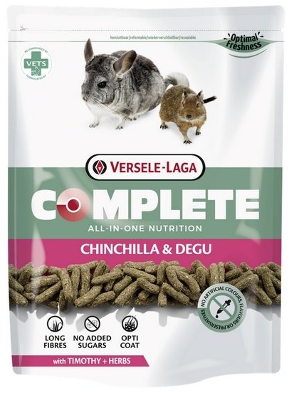 Versele-Laga Chinchilla &amp; Degu Complete pokarm dla szynszyli i koszatniczki  500g