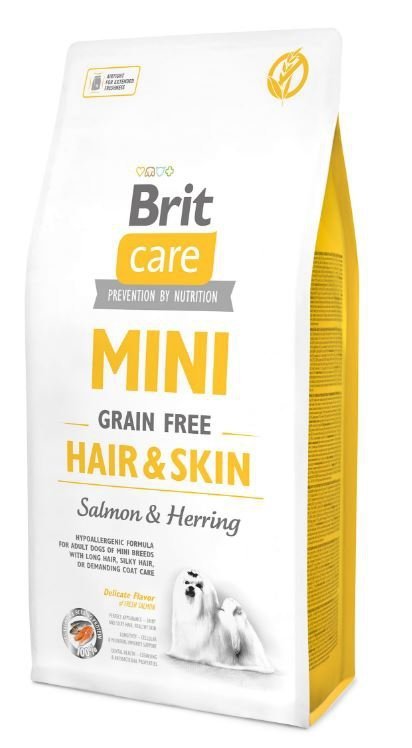 Brit Care MINI Hair Skin Łosoś i śledź 7kg