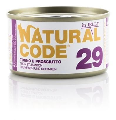 Natural Code Cat 29 Tuńczyk i szynka w galaretce 85g