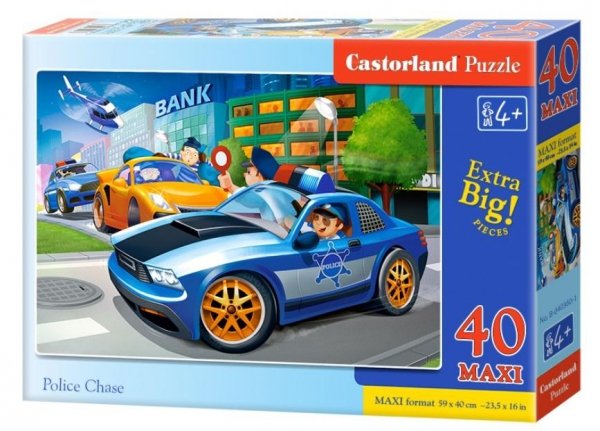 Puzzle 40 maxi - Police Chase CASTOR