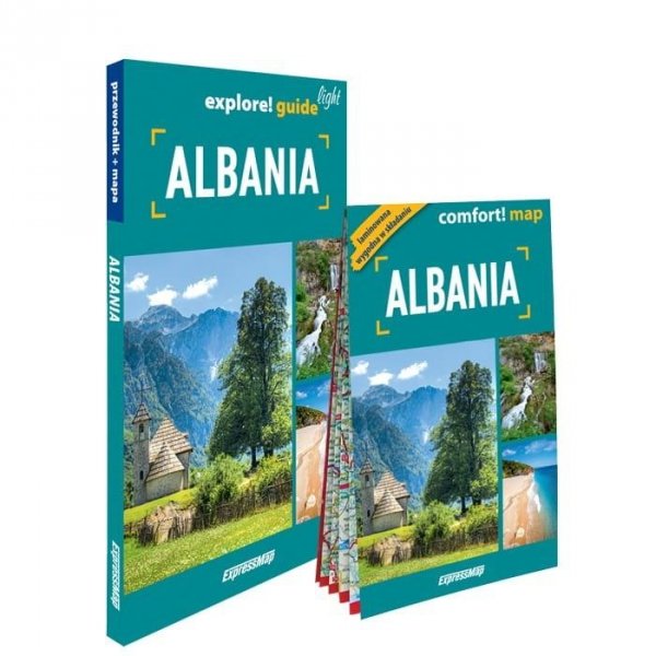 Explore! guide light Albania przewodnik + mapa