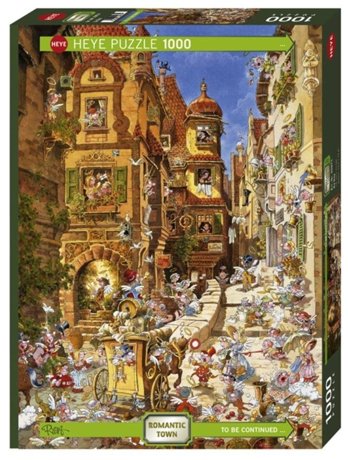 Puzzle 1000 Romantyczne miasto - Dzień
