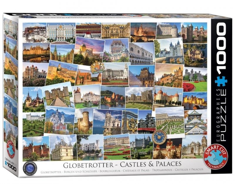 Puzzle 1000 Globetrotter, Zamki i pałace