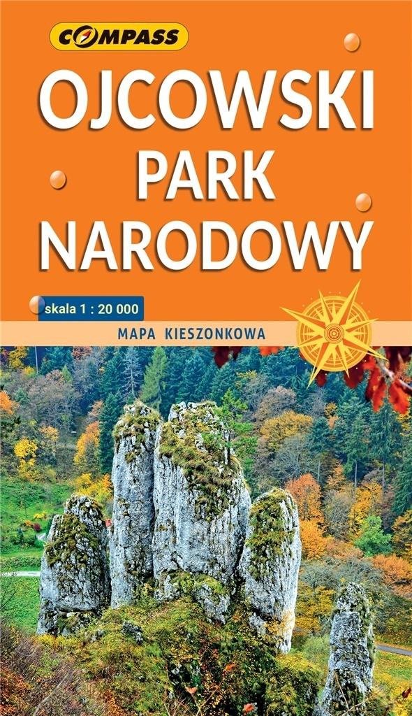 Mapa kieszonkowa - Ojcowski Park Narodowy 1:20 000
