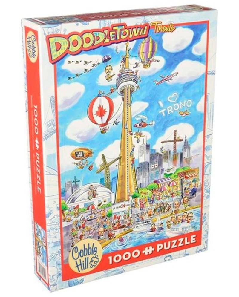 Puzzle 1000 Doodle Town - Kanada, Toronto