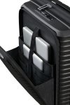 BAGAŻ KABINOWY 23CM  Z MIEJSCEM NA LAPTOPA  Z MOŻLIWOŚCIĄ POSZERZENIA  UPSCAPE SP.55/20 EXP EASY ACCESS BLACK 09-007