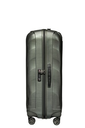 Bagaż posiada górny i boczny uchwyt oraz zamek szyfrowy z systemem TSA