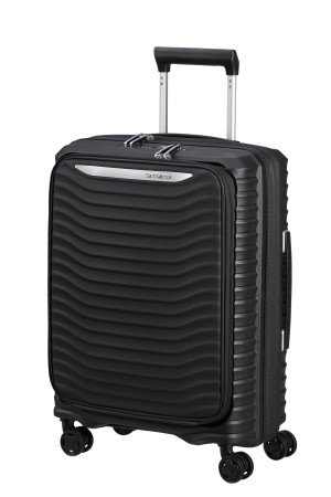 BAGAŻ KABINOWY 23CM  Z MIEJSCEM NA LAPTOPA  Z MOŻLIWOŚCIĄ POSZERZENIA  UPSCAPE SP.55/20 EXP EASY ACCESS BLACK 09-007