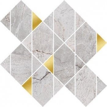 Opoczno Stone Hills Grey Mosaic Glossy Rect 29,7x29,7