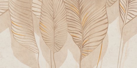 Tubądzin Mild Clay leaves B Dekor gresowy 119,8x59,8