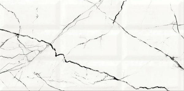 Cersanit Arce White Structure Glossy 29,7x60