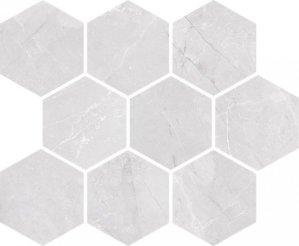 Ceramika Końskie Braga White Mosaic 23,5x28,6