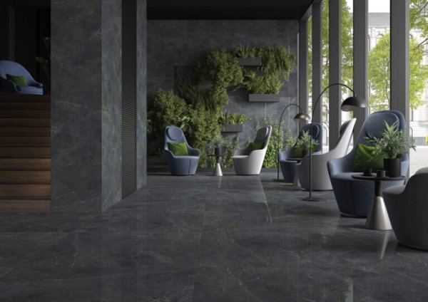 Cerrad Distinct Graphite Silky Cristal 119,7x119,7