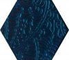 PARADYZ MW urban colours blue inserto szklane heksagon 19,8x17,1 g1 198x171 g1 szt