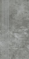 PARADYZ PAR scratch nero stopnica prosta nacinana mat. 29,8x59,8 g1 298x598 g1 szt