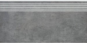 PARADYZ PAR arkesia grys stopnica prosta nacinana mat. 29,8x59,8 g1 298x598 g1 szt