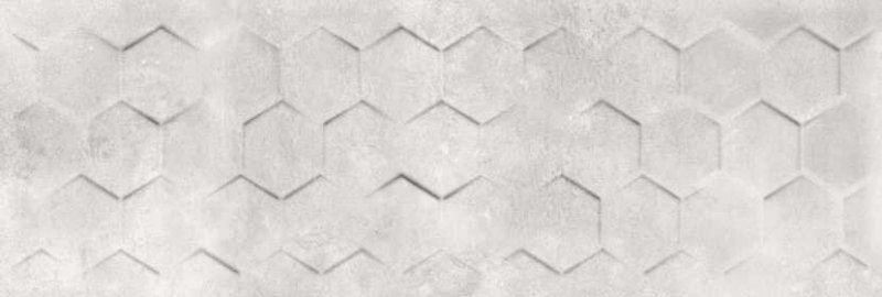 CERAMIKA BIANCA next grey hexagon rect. 25x75 g1 m2