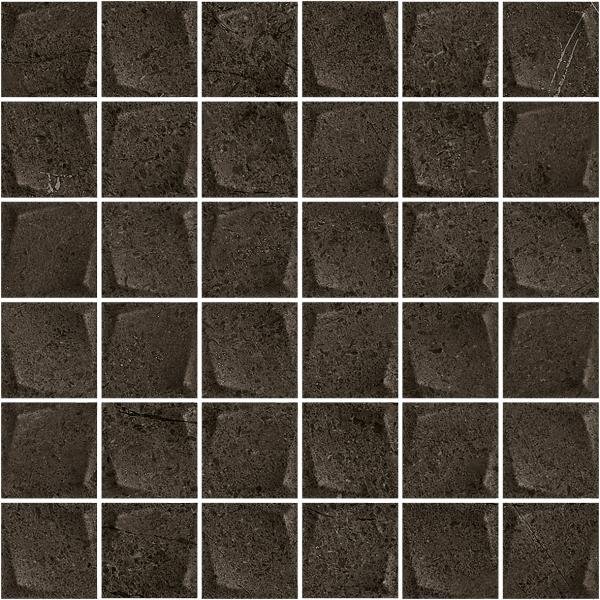 PARADYZ MW minimal stone nero mozaika prasowana k.4,8x4,8 29,8x29,8 g1 298x298 g1 szt