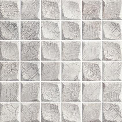 PARADYZ KW harmony grys mozaika prasowana k.4,8x4,8 29,8x29,8 g1 298x298 g1 szt