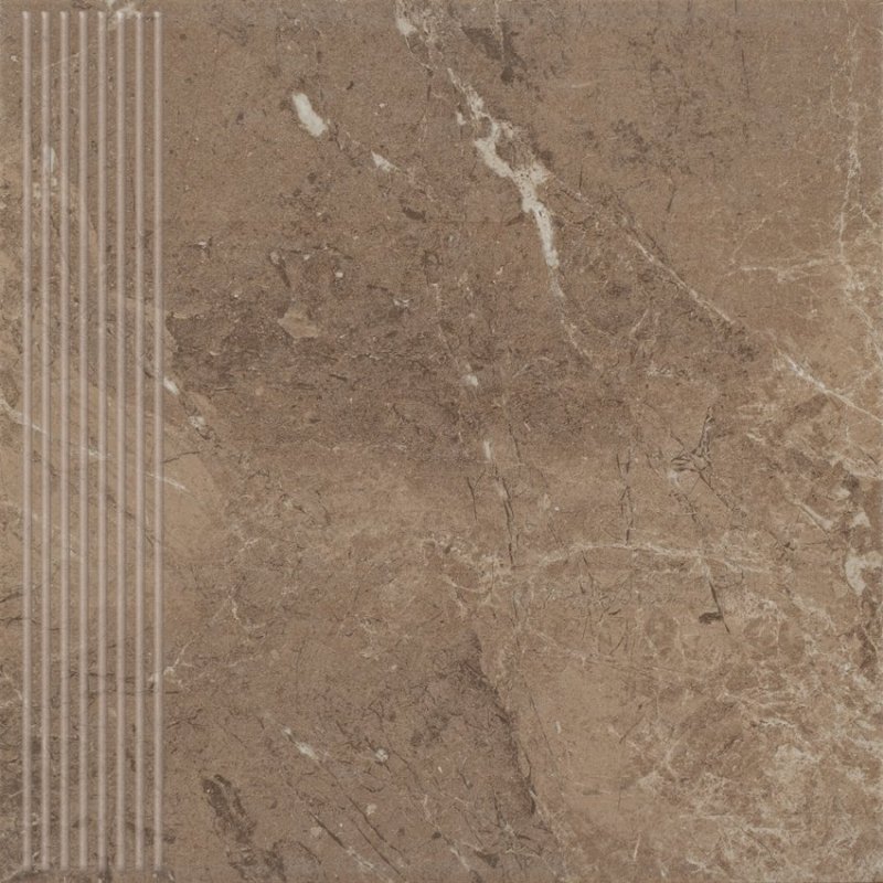 PARADYZ KW track brown stopnica prosta 30x30 g1 300x300 g1 m2