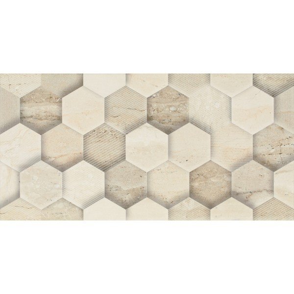 PARADYZ KW sunlight stone beige ściana dekor geometryk 30x60 g1 300x600 g1 m2