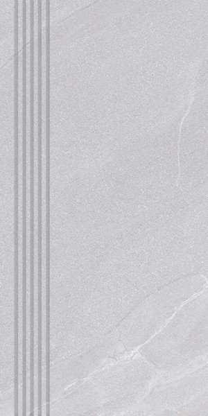 NOWA GALA stopnica frezowana półpoler stonehenge 10 jasnoszary 597x297x9 g1 szt