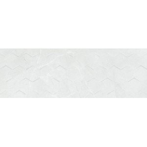 CERAMIKA KOŃSKIE braga white hexagon 25x75 rect g1 m2