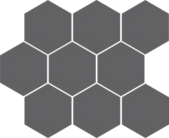 CERRAD cambia grafit lappato mozaika heksagon 33,4x27,53x8 g1 szt