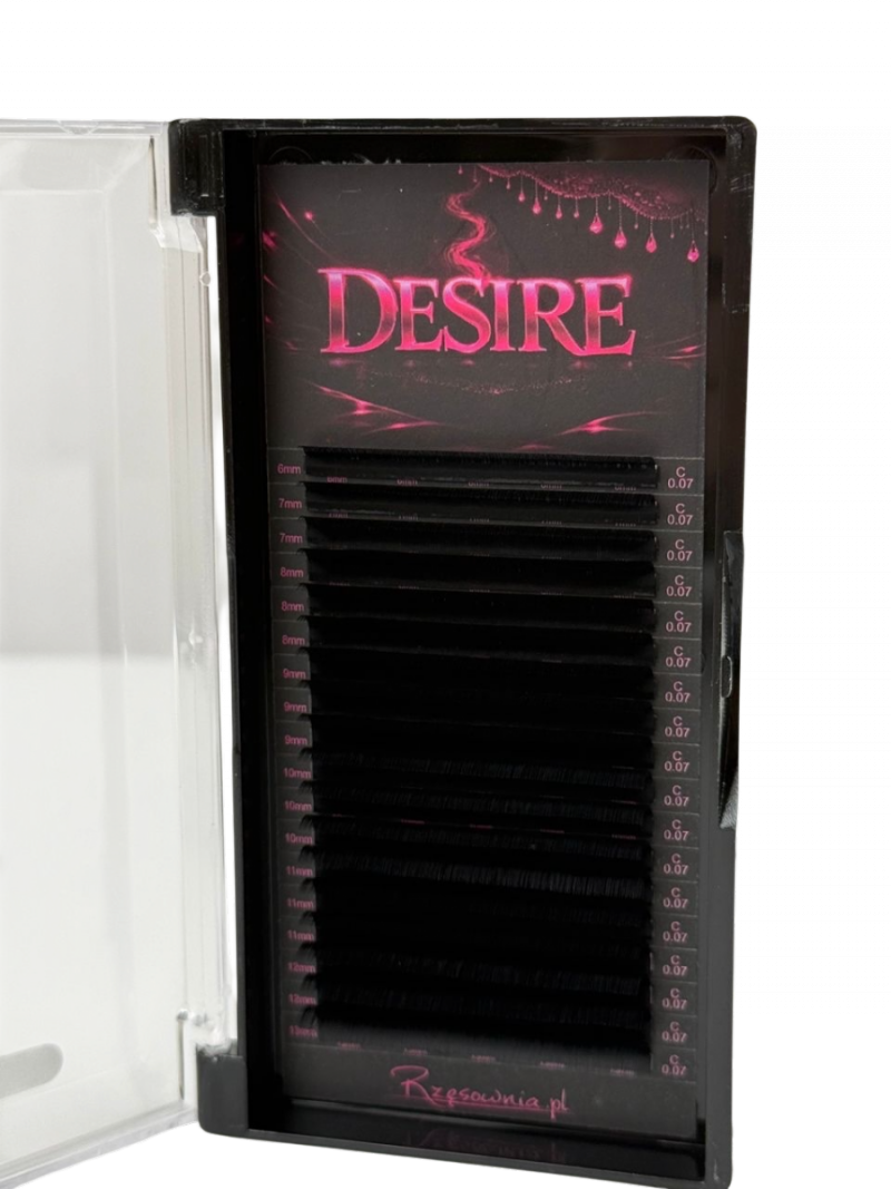 Rzęsy DESIRE M 0,07