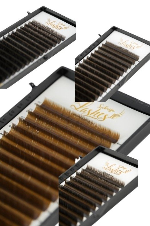 Premium Line B.Brown Dark Chocolate M 0,07 Sabrija Lashes