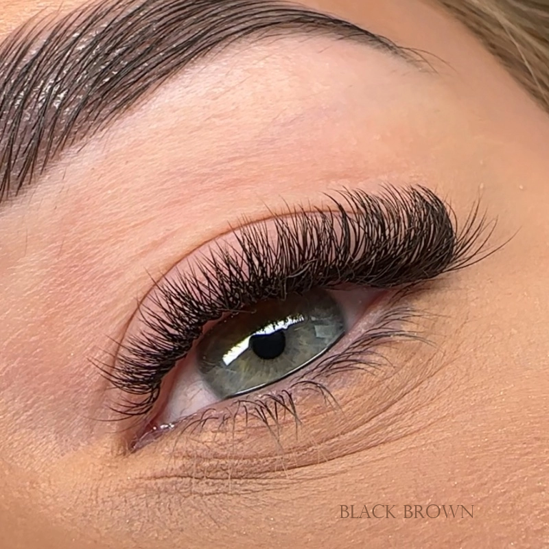 Paleta rzęs Rarity BROWN MIX 6-13